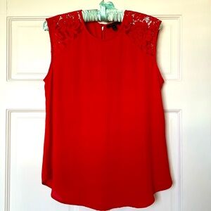 J. Crew Women’s Red Sleeveless Top